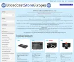 BroadcastStoreeurope.com Screenshot