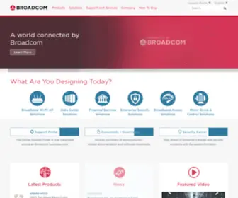 Broadcom.com(Broadcom Inc) Screenshot