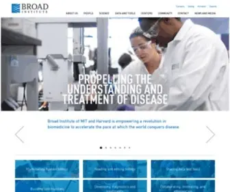 Broadinstitute.org(Broad Institute) Screenshot