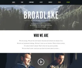 Broadlake.ie(We Invest in Brave and Ambitious Entrepreneurs in the UK and Ireland) Screenshot