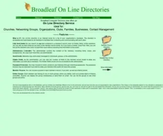 Broadleafdirectory.com(Broadleaf Computer Services) Screenshot