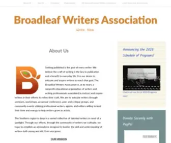 Broadleafwriters.com(Write) Screenshot