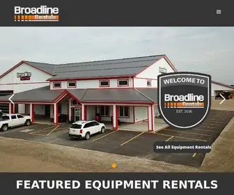 Broadlinerentals.ca(Broadline Rentals) Screenshot