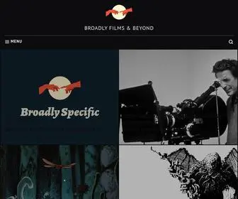 Broadly-Specific.com(Independent compendium and resources on cinema) Screenshot