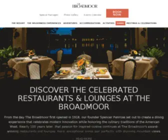 Broadmoordining.com(100% satisfaction guaranteed. Hassle) Screenshot