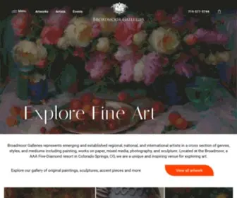 Broadmoorgalleries.com(Fine Art Gallery) Screenshot