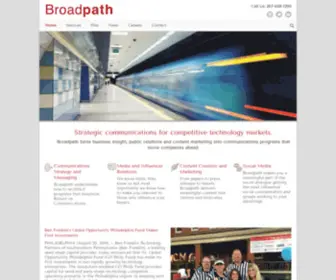 Broadpathpr.com(Strategic Communications) Screenshot