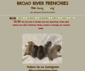 Broadriverfrenchies.com(Mysite) Screenshot