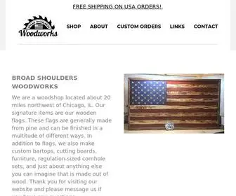 Broadshoulderswoodworks.com(Broad Shoulders Woodworks) Screenshot