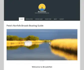 Broadsnet.co.uk(Pete's Norfolk Broads Boating Guide) Screenshot