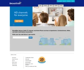 Broadstar.com(BroadStar Cable TV) Screenshot