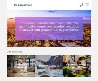 Broadstone.co.uk(Employee Benefits & Actuarial Consultants) Screenshot