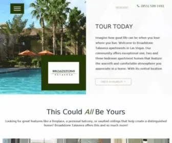 Broadstonetalavera.com(Luxury Spring Valley Apartments in Las Vegas) Screenshot