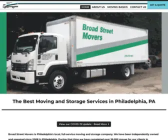 Broadstreetmovers.com(Philly Moving Company) Screenshot