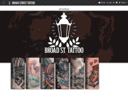 Broadstreettattoo.com(Broad Street Tattoo) Screenshot