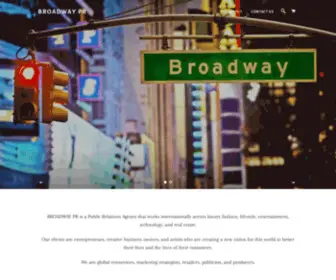Broadway-PR.com(BROADWAY PR) Screenshot