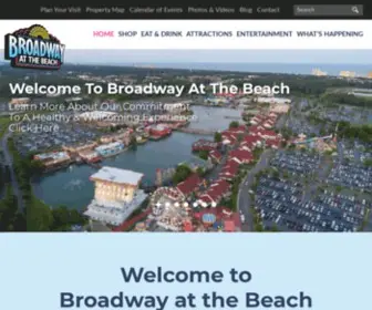 Broadwayatthebeach.com(Broadway at the Beach) Screenshot
