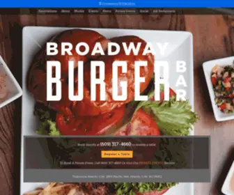 Broadwayburgerbarac.com(Broadway Burger Bar) Screenshot