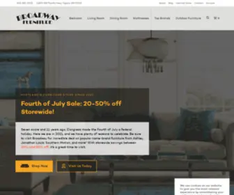 Broadwayfurniture.net(Portland, OR Furniture Store) Screenshot