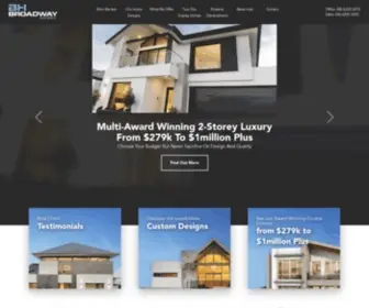 Broadwayhomes.com.au(2 Storey Home Builders Perth) Screenshot