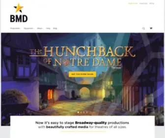 Broadwaymediadistribution.com(Broadway Media Distribution (BMD)) Screenshot