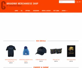 Broadwaymerchandiseshop.com(Broadway Merchandise Shop by Creative Goods) Screenshot