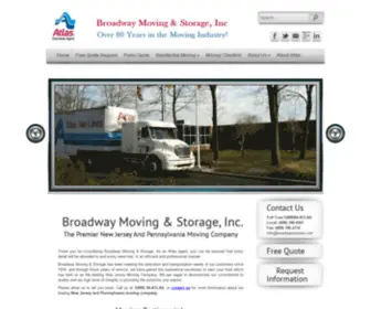 Broadwaymovers.com(Broadway Moving and Storage) Screenshot