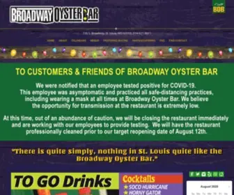 Broadwayoysterbar.com(Broadway Oyster Bar) Screenshot