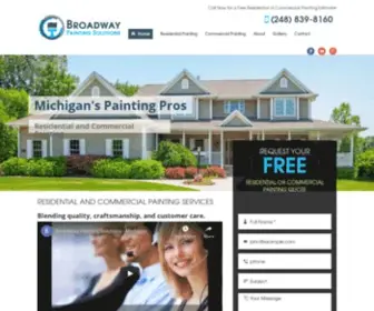 Broadwaypaintingsolutions.com(Local painting contractor) Screenshot