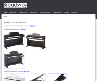 Broadwaypianos.com(Broadway Pianos) Screenshot