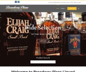 Broadwayplazaliquor.com(Liquor Delivery Albany) Screenshot