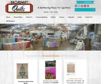 BroadwayQuilts.com(BroadwayQuilts) Screenshot