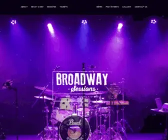 Broadwaysessions.com.au(Broadway Sessions) Screenshot