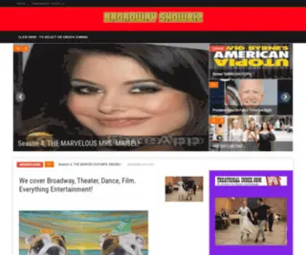 Broadwayshowbiz.com(Broadway) Screenshot