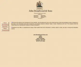 Broadwood.co.uk(John Broadwood & Sons) Screenshot