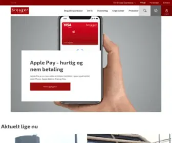 Broagersparekasse.dk(Velkommen i Sydjysk Sparekasse) Screenshot