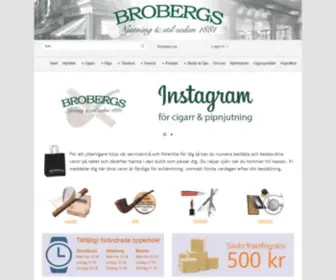 Brobergs.se(Brobergs Tobakshandel) Screenshot