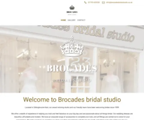 Brocadesbridalstudio.co.uk(Brocades bridal studio) Screenshot