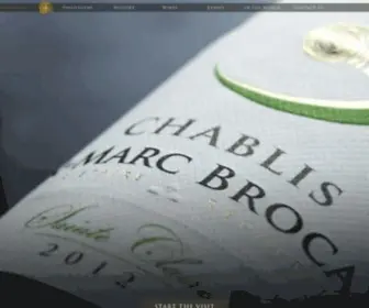 Brocard.fr(Vigneron à Chablis) Screenshot