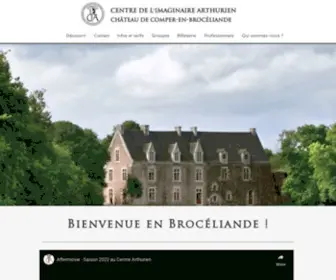 Broceliande-Centre-Arthurien.com(Centre de l'Imaginaire Arthurien) Screenshot