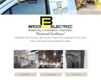 Brockelectricians.com(Brock Electric) Screenshot