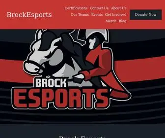 Brockesports.org(The Brock University Esports Club. Brock Esports) Screenshot