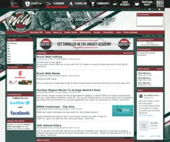 Brockminorhockey.com(Brock Minor Hockey Association) Screenshot