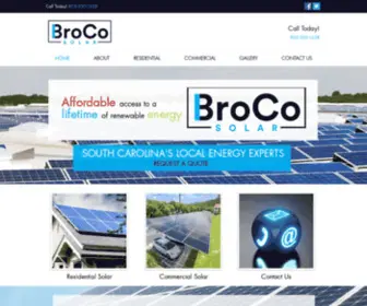 Brocosolar.com(Renewable Energy Contractor) Screenshot