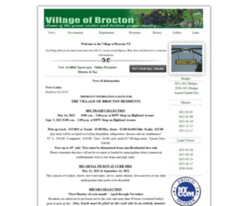 Brocton.org(News) Screenshot