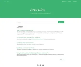 Broculos.net(Broculos) Screenshot