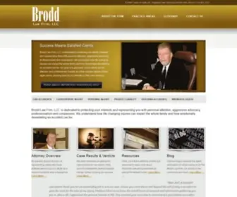 Broddlawfirm.com(Brodd Law Firm) Screenshot