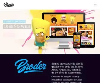 Broder.com.ar(Estudio de Diseño Gráfico y Web) Screenshot