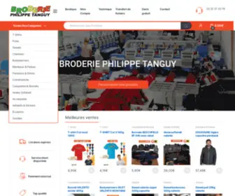 Broderie-Philippetanguy.com(Agence d'imprimerie) Screenshot