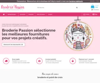 Broderiepassion.com(Broderie Passion) Screenshot